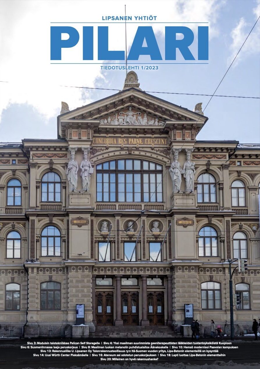 Rakennus Ahola - Pilari asiakaslehti 1:2023
