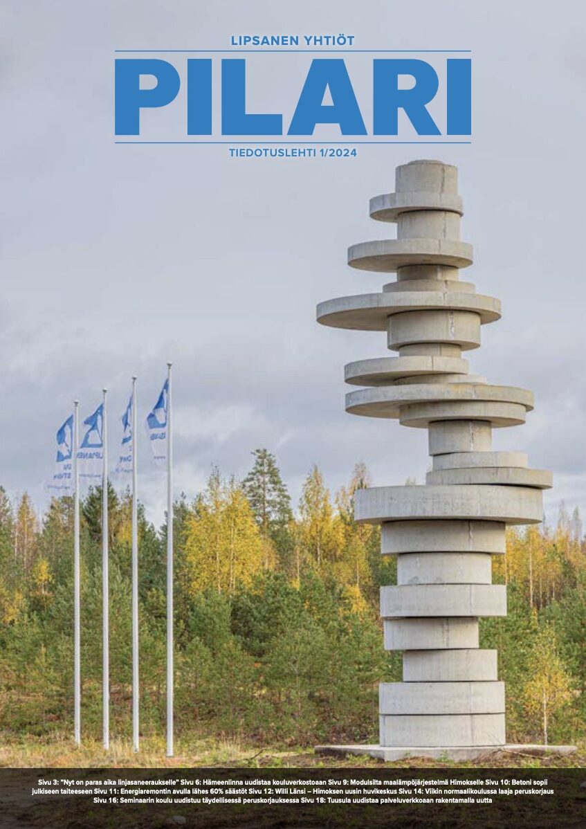 Rakennus Ahola - Pilari asiakaslehti 1:2024