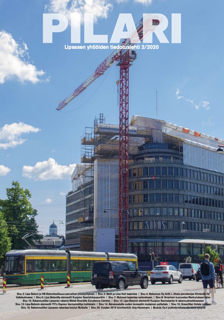 Rakennus Ahola - Pilari asiakaslehti 2:2020